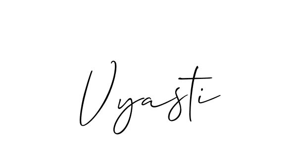 Once you've used our free online signature maker to create your best signature Allison_Script style, it's time to enjoy all of the benefits that Vyasti name signing documents. Vyasti signature style 2 images and pictures png