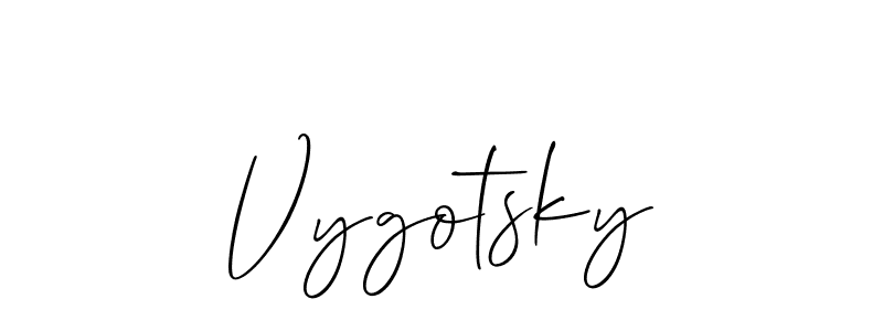 Also You can easily find your signature by using the search form. We will create Vygotsky name handwritten signature images for you free of cost using Allison_Script sign style. Vygotsky signature style 2 images and pictures png