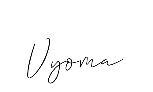 if you are searching for the best signature style for your name Vyoma. so please give up your signature search. here we have designed multiple signature styles  using Allison_Script. Vyoma signature style 2 images and pictures png