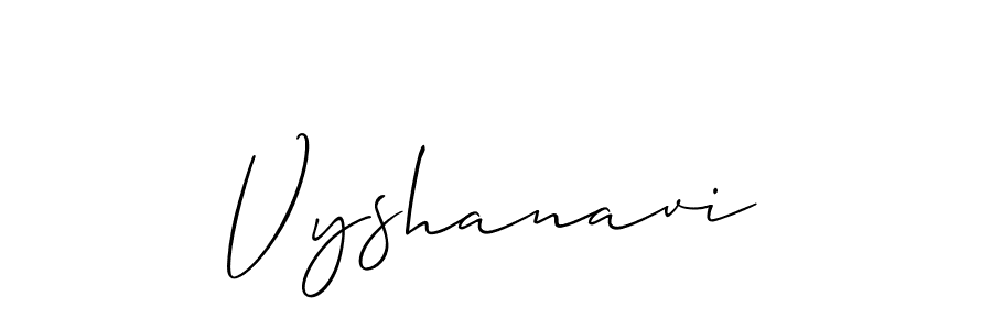 Make a beautiful signature design for name Vyshanavi. Use this online signature maker to create a handwritten signature for free. Vyshanavi signature style 2 images and pictures png