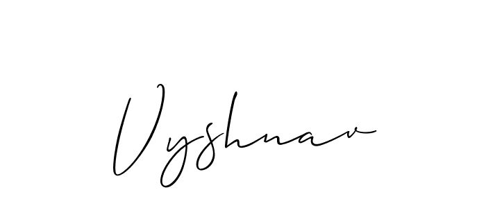 You can use this online signature creator to create a handwritten signature for the name Vyshnav. This is the best online autograph maker. Vyshnav signature style 2 images and pictures png