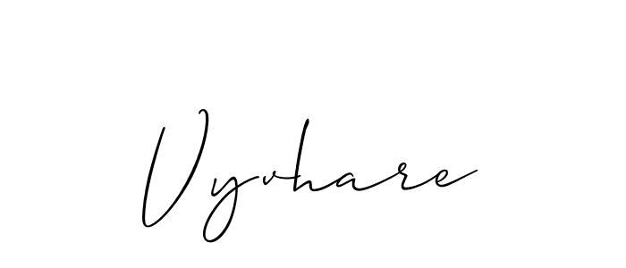 Also You can easily find your signature by using the search form. We will create Vyvhare name handwritten signature images for you free of cost using Allison_Script sign style. Vyvhare signature style 2 images and pictures png