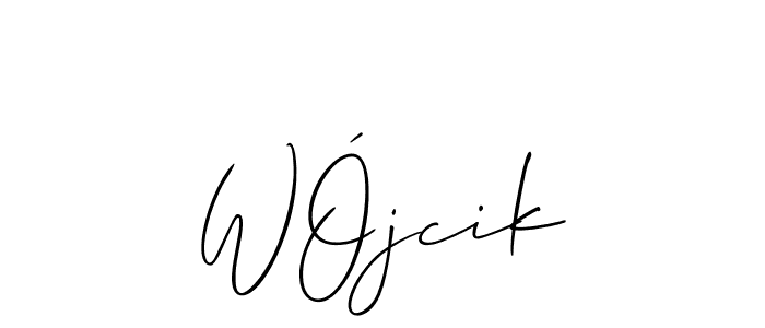 Make a beautiful signature design for name WÓjcik. Use this online signature maker to create a handwritten signature for free. WÓjcik signature style 2 images and pictures png