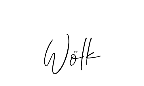 Make a beautiful signature design for name Wölk. Use this online signature maker to create a handwritten signature for free. Wölk signature style 2 images and pictures png