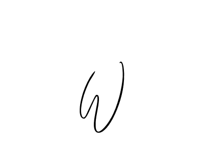 W₩ stylish signature style. Best Handwritten Sign (Allison_Script) for my name. Handwritten Signature Collection Ideas for my name W₩. W₩ signature style 2 images and pictures png