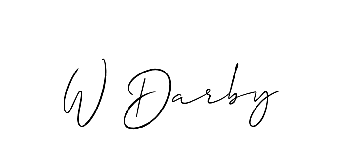 This is the best signature style for the W Darby name. Also you like these signature font (Allison_Script). Mix name signature. W Darby signature style 2 images and pictures png