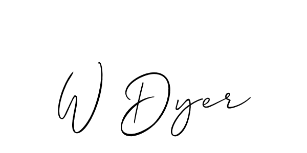 Similarly Allison_Script is the best handwritten signature design. Signature creator online .You can use it as an online autograph creator for name W Dyer. W Dyer signature style 2 images and pictures png