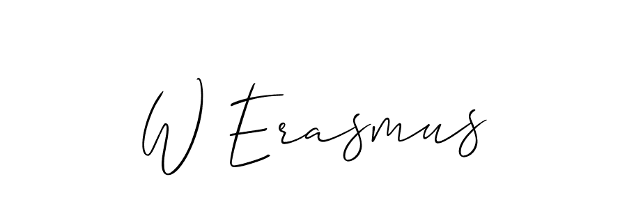 Similarly Allison_Script is the best handwritten signature design. Signature creator online .You can use it as an online autograph creator for name W Erasmus. W Erasmus signature style 2 images and pictures png