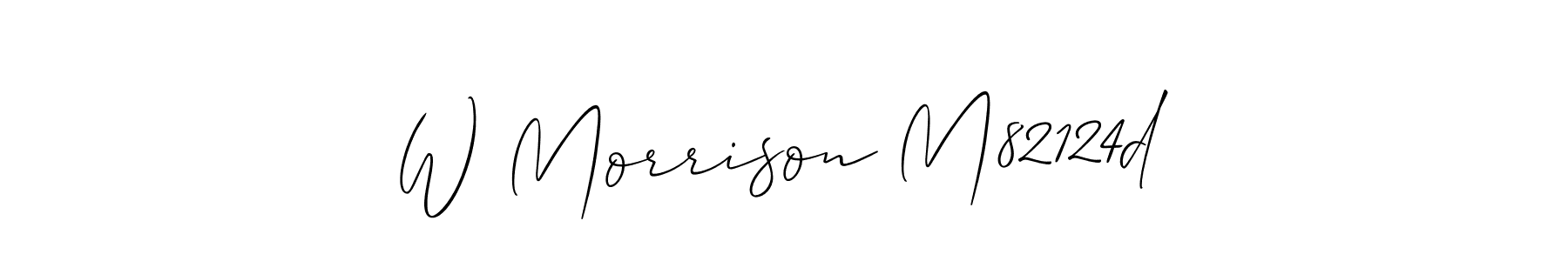 Design your own signature with our free online signature maker. With this signature software, you can create a handwritten (Allison_Script) signature for name W Morrison M82124d. W Morrison M82124d signature style 2 images and pictures png