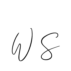 Similarly Allison_Script is the best handwritten signature design. Signature creator online .You can use it as an online autograph creator for name W S. W S signature style 2 images and pictures png