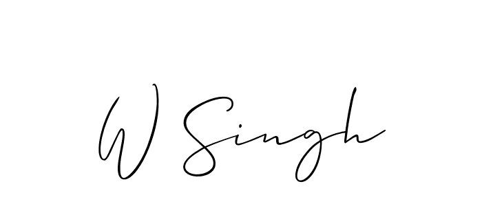 Make a short W Singh signature style. Manage your documents anywhere anytime using Allison_Script. Create and add eSignatures, submit forms, share and send files easily. W Singh signature style 2 images and pictures png