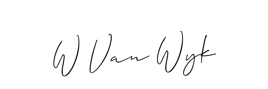 Make a short W Van Wyk signature style. Manage your documents anywhere anytime using Allison_Script. Create and add eSignatures, submit forms, share and send files easily. W Van Wyk signature style 2 images and pictures png