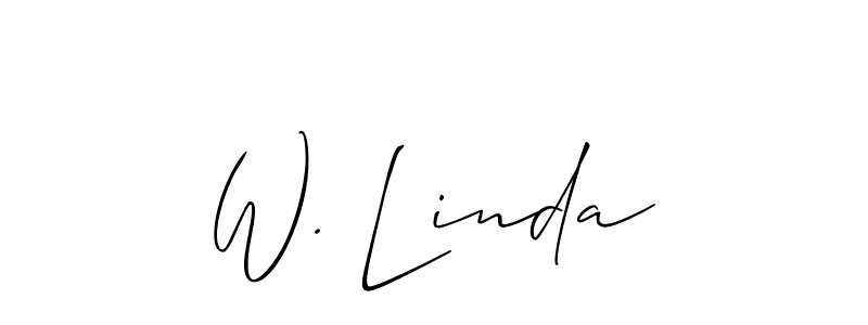 See photos of W. Linda official signature by Spectra . Check more albums & portfolios. Read reviews & check more about Allison_Script font. W. Linda signature style 2 images and pictures png