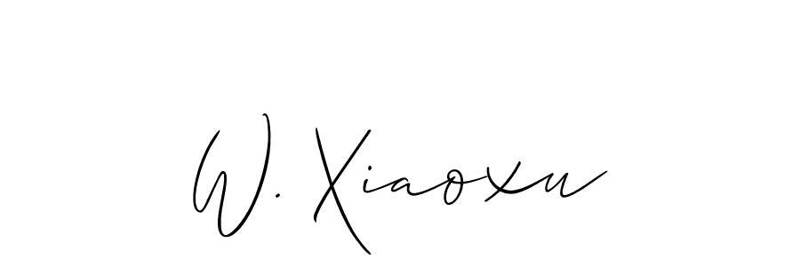 See photos of W. Xiaoxu official signature by Spectra . Check more albums & portfolios. Read reviews & check more about Allison_Script font. W. Xiaoxu signature style 2 images and pictures png