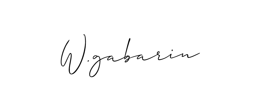 You can use this online signature creator to create a handwritten signature for the name W.gabarin. This is the best online autograph maker. W.gabarin signature style 2 images and pictures png