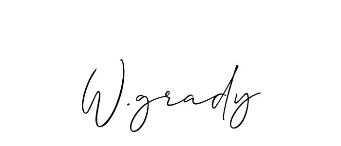 You can use this online signature creator to create a handwritten signature for the name W.grady. This is the best online autograph maker. W.grady signature style 2 images and pictures png