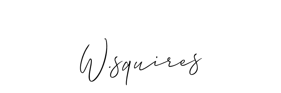 You can use this online signature creator to create a handwritten signature for the name W.squires. This is the best online autograph maker. W.squires signature style 2 images and pictures png