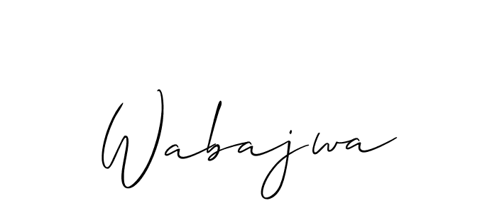 This is the best signature style for the Wabajwa name. Also you like these signature font (Allison_Script). Mix name signature. Wabajwa signature style 2 images and pictures png