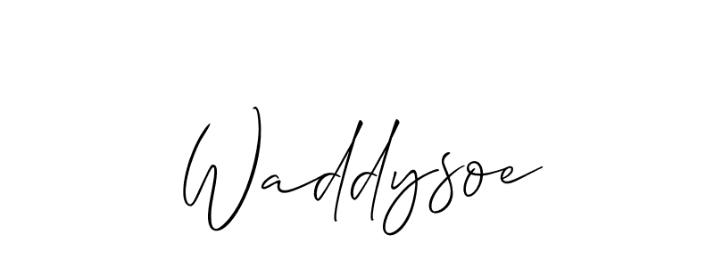 You can use this online signature creator to create a handwritten signature for the name Waddysoe. This is the best online autograph maker. Waddysoe signature style 2 images and pictures png
