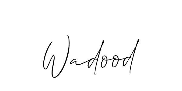 Similarly Allison_Script is the best handwritten signature design. Signature creator online .You can use it as an online autograph creator for name Wadood. Wadood signature style 2 images and pictures png