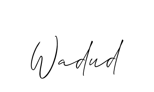 Best and Professional Signature Style for Wadud. Allison_Script Best Signature Style Collection. Wadud signature style 2 images and pictures png