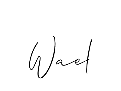 You can use this online signature creator to create a handwritten signature for the name Wael. This is the best online autograph maker. Wael signature style 2 images and pictures png