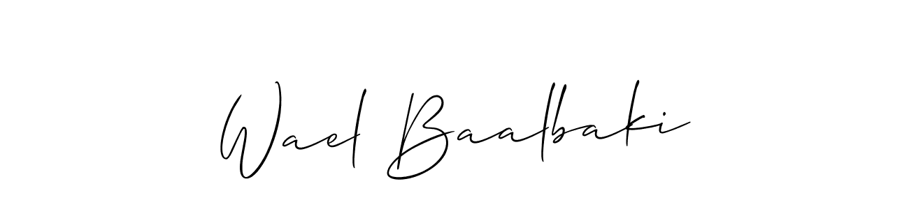 Check out images of Autograph of Wael Baalbaki name. Actor Wael Baalbaki Signature Style. Allison_Script is a professional sign style online. Wael Baalbaki signature style 2 images and pictures png
