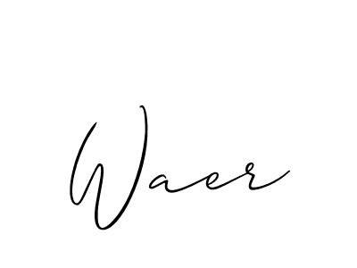 Check out images of Autograph of Waer name. Actor Waer Signature Style. Allison_Script is a professional sign style online. Waer signature style 2 images and pictures png