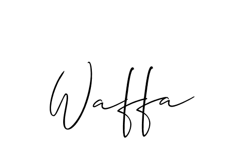 You can use this online signature creator to create a handwritten signature for the name Waffa. This is the best online autograph maker. Waffa signature style 2 images and pictures png