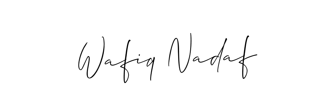 See photos of Wafiq Nadaf official signature by Spectra . Check more albums & portfolios. Read reviews & check more about Allison_Script font. Wafiq Nadaf signature style 2 images and pictures png