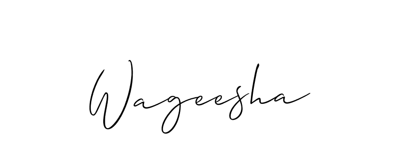 Once you've used our free online signature maker to create your best signature Allison_Script style, it's time to enjoy all of the benefits that Wageesha name signing documents. Wageesha signature style 2 images and pictures png