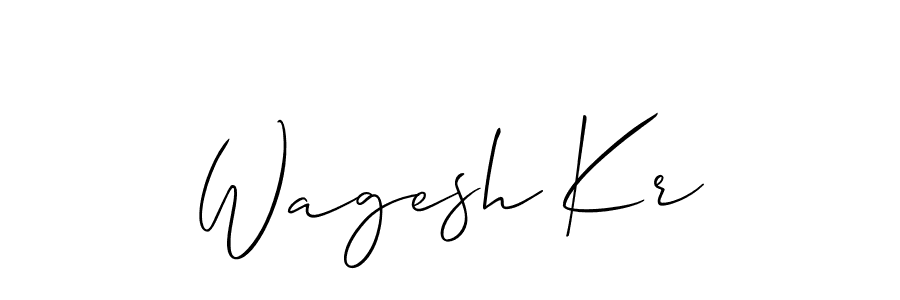 Similarly Allison_Script is the best handwritten signature design. Signature creator online .You can use it as an online autograph creator for name Wagesh Kr. Wagesh Kr signature style 2 images and pictures png