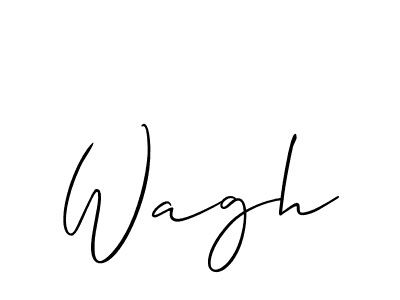 if you are searching for the best signature style for your name Wagh. so please give up your signature search. here we have designed multiple signature styles  using Allison_Script. Wagh signature style 2 images and pictures png