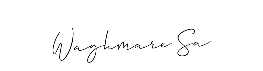 You should practise on your own different ways (Allison_Script) to write your name (Waghmare Sa) in signature. don't let someone else do it for you. Waghmare Sa signature style 2 images and pictures png
