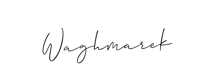 Design your own signature with our free online signature maker. With this signature software, you can create a handwritten (Allison_Script) signature for name Waghmarek. Waghmarek signature style 2 images and pictures png