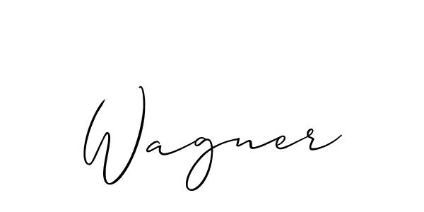 Best and Professional Signature Style for Wagner. Allison_Script Best Signature Style Collection. Wagner signature style 2 images and pictures png