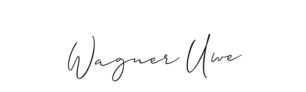 This is the best signature style for the Wagner Uwe name. Also you like these signature font (Allison_Script). Mix name signature. Wagner Uwe signature style 2 images and pictures png