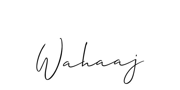 Best and Professional Signature Style for Wahaaj. Allison_Script Best Signature Style Collection. Wahaaj signature style 2 images and pictures png