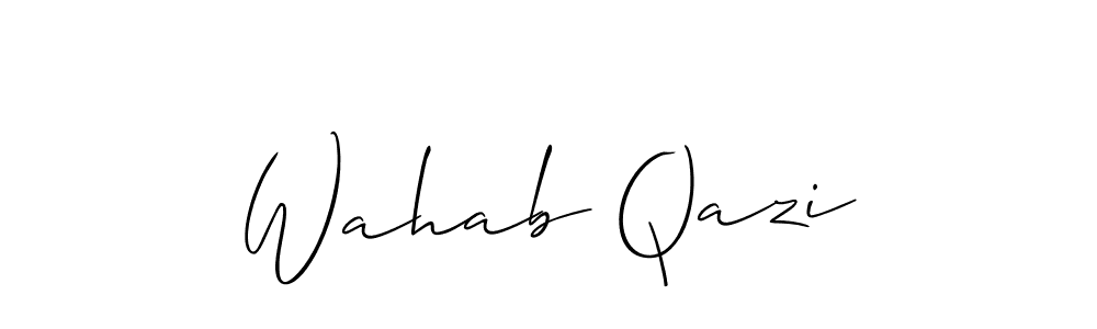 Once you've used our free online signature maker to create your best signature Allison_Script style, it's time to enjoy all of the benefits that Wahab Qazi name signing documents. Wahab Qazi signature style 2 images and pictures png