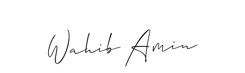 Similarly Allison_Script is the best handwritten signature design. Signature creator online .You can use it as an online autograph creator for name Wahib Amin. Wahib Amin signature style 2 images and pictures png