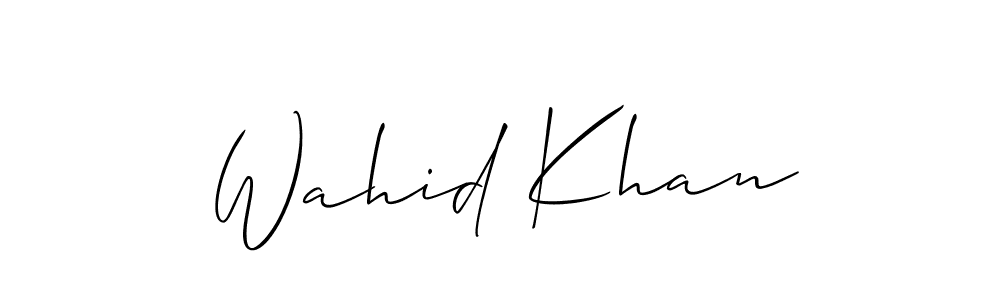 You can use this online signature creator to create a handwritten signature for the name Wahid Khan. This is the best online autograph maker. Wahid Khan signature style 2 images and pictures png