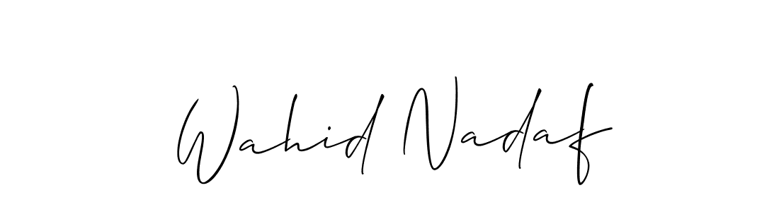 See photos of Wahid Nadaf official signature by Spectra . Check more albums & portfolios. Read reviews & check more about Allison_Script font. Wahid Nadaf signature style 2 images and pictures png