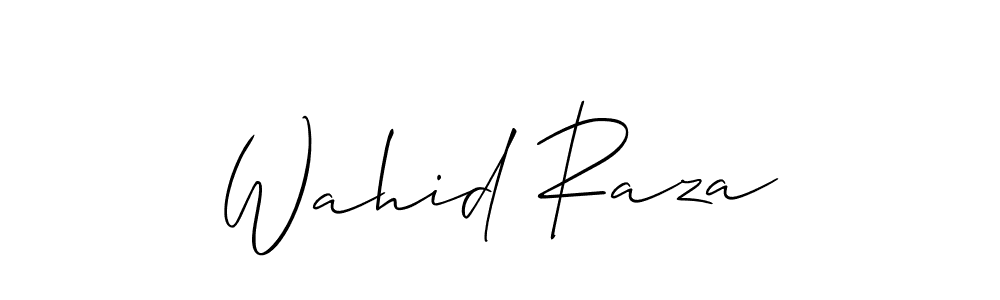 You should practise on your own different ways (Allison_Script) to write your name (Wahid Raza) in signature. don't let someone else do it for you. Wahid Raza signature style 2 images and pictures png