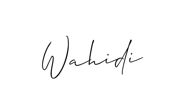 Here are the top 10 professional signature styles for the name Wahidi. These are the best autograph styles you can use for your name. Wahidi signature style 2 images and pictures png