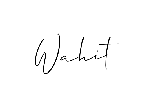 if you are searching for the best signature style for your name Wahit. so please give up your signature search. here we have designed multiple signature styles  using Allison_Script. Wahit signature style 2 images and pictures png