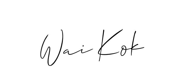 Once you've used our free online signature maker to create your best signature Allison_Script style, it's time to enjoy all of the benefits that Wai Kok name signing documents. Wai Kok signature style 2 images and pictures png