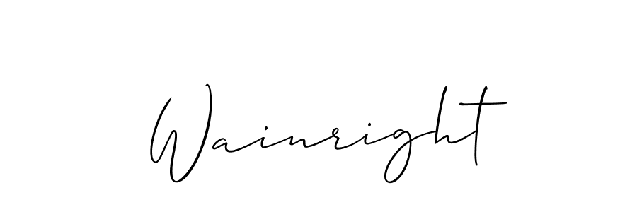 This is the best signature style for the Wainright name. Also you like these signature font (Allison_Script). Mix name signature. Wainright signature style 2 images and pictures png