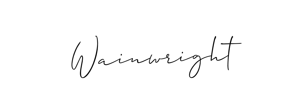 You can use this online signature creator to create a handwritten signature for the name Wainwright. This is the best online autograph maker. Wainwright signature style 2 images and pictures png