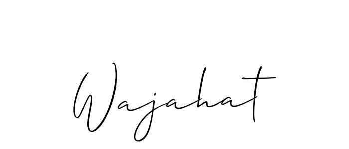 Once you've used our free online signature maker to create your best signature Allison_Script style, it's time to enjoy all of the benefits that Wajahat name signing documents. Wajahat signature style 2 images and pictures png