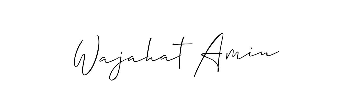 Best and Professional Signature Style for Wajahat Amin. Allison_Script Best Signature Style Collection. Wajahat Amin signature style 2 images and pictures png